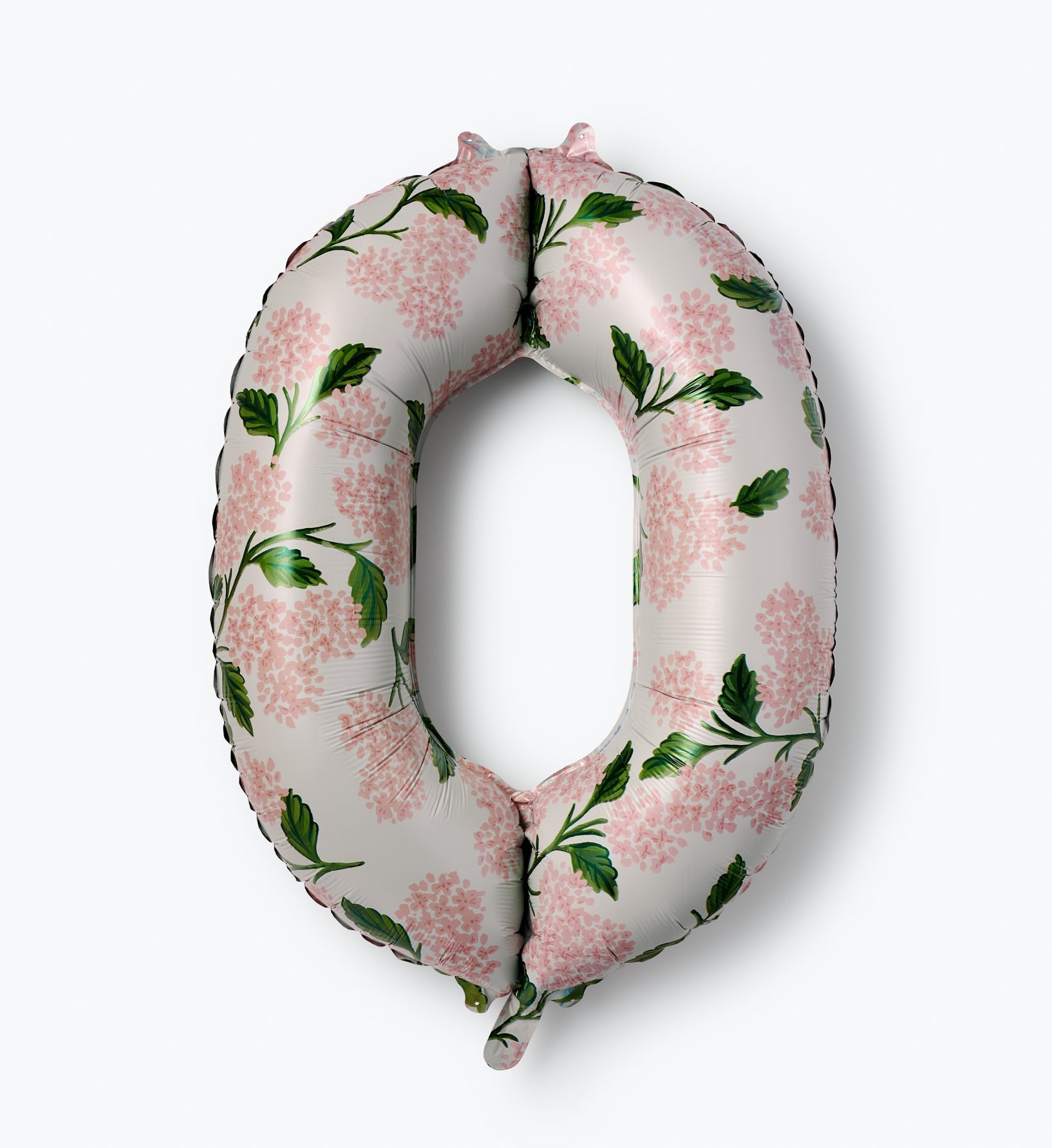 Numbered Foil Balloon - Pink Hydrangea
